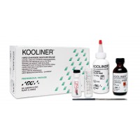 Kooliner professional package Contains: 3 oz. bottle powder, 2 oz. bottle liquid, 5⁄8 oz. bottle lubricant, measuring scoop, glass measuring vial.